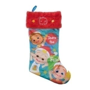 NWT. COCOMELON 20” Velour Christmas Stocking